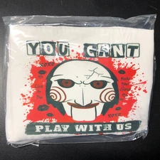 Canvas Tote Bag Candy Sack Halloween Horror "You Cant Play With Us" Saw