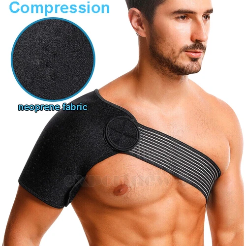 Schulterbandage Kompressionsbandage für gerissene Rotatorenmanschette Gürtel Schmerzlinderung Unterstützung - Bild 10 von 29