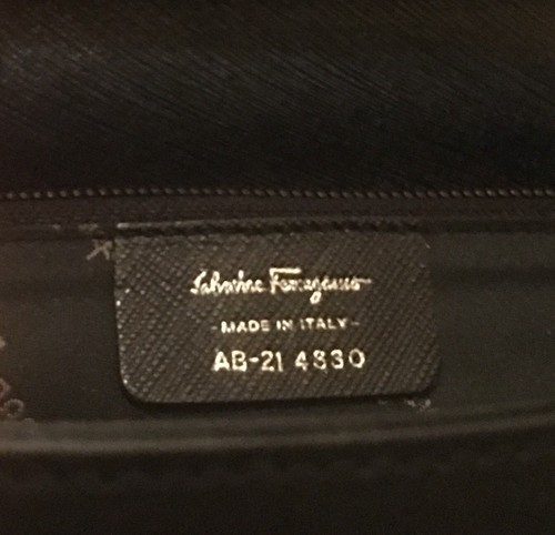 Salvatore Ferragamo Black Leather Satchel ❤️ - Picture 6 of 11