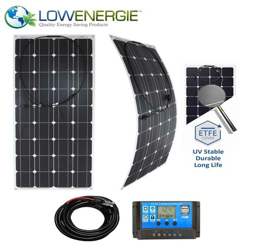 Lowenergie 100wFlexiWhiteK1 Solar Panel - White for sale online | eBay