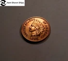 1868 Indian Head Penny Cent ~ Gem BU (red) ~~ Partial Diamonds! (I2011)