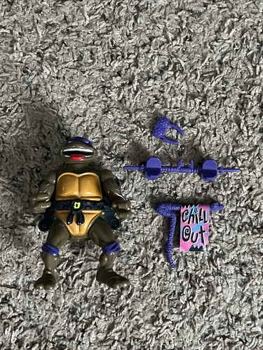 1991 TMNT Teenage Mutant Ninja Turtles Talkin Donatello Figure VTG