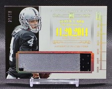 Derek Carr Rookie Card Gallery and Checklist 65