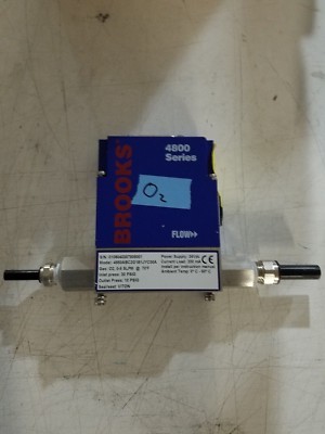Brooks Instrument 4800 Series Mass Flow Meter O2 0-5SLPM/min 30PSIG Controller