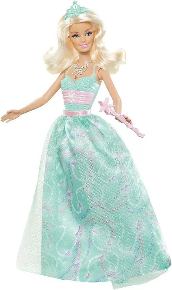 Barbie doll green sale dress