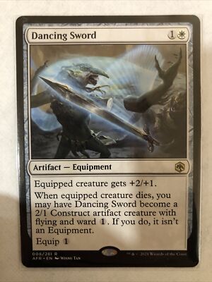 Dancing Sword [Dungeons & Dragons: Adventures in the Forgotten Realms] Magic MTG