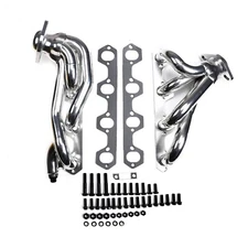 For 86-95 Ford F-150/250/Bronco 351  5.8L 2WD&4WD Exhaust Shorty Headers Ceramic