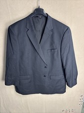 JOS. A BANK Charcoal Dark Gray 100 Wool Sport Coat Mens 56R 2 Button Traveler's