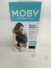 Moby Wrap Classic Midnight cotton baby carrier, for babies 8-33 pounds