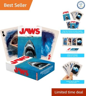 Official Jaws Playing Cards - 54 Unique Retro Cards for Game Night Enjoyment
