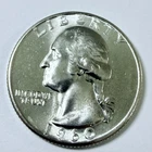 1960 P Washington Quarter  *UNCIRCULATED* *90% SILVER FREE SHIPPING #7961