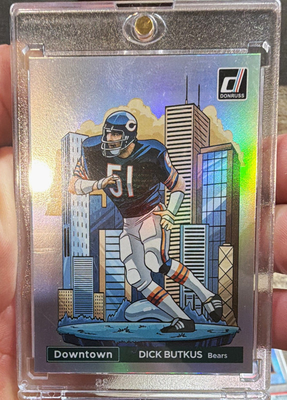 Panini 2024 Donruss Downtown! Dick Butkus Chicago Bears #9 Insert