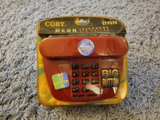 1990s NEW Coby Desk Corded Telephone BIG BUTTON CT-P520 RED RARE