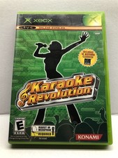 Karaoke Revolution Microsoft Xbox, 2004 Complete w/ Manual - Tested Working
