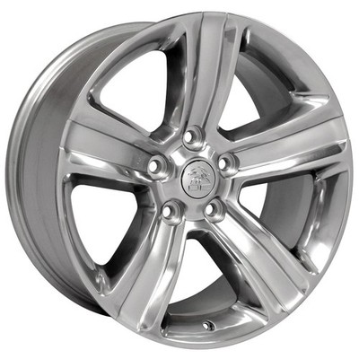 Polished Wheel 20x9 Ram 1500 Style w/Silver Inlay fits 2005 Dodge