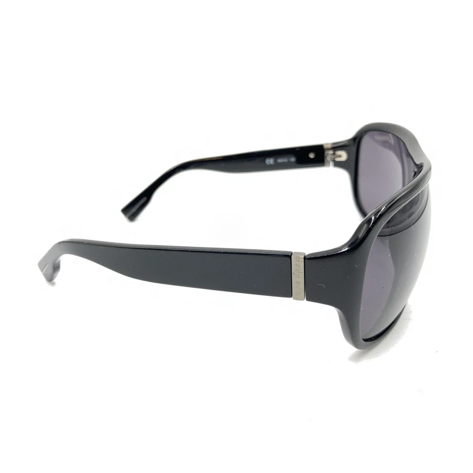 Gafas de sol Hugo Boss 0099/S 807Y1 negras rectangulares envolventes lentes grises 66-12 120 Foto 4 de 4