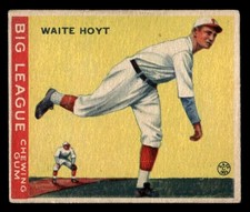 1933 Goudey Baseball #60 Waite Hoyt VG *f1