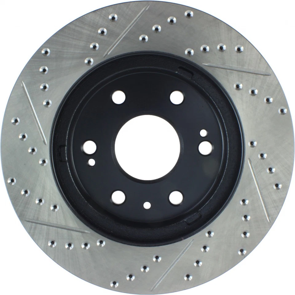 Rotor de freio StopTech para Chevy Silverado 1500 Classic 2007 com fenda e perfuração - Imagem 2 de 4