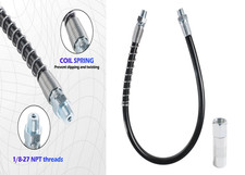 Grease Gun Hose18 Inch Grease Hose,Car Accessories Flexible Grease Gun Hose #173