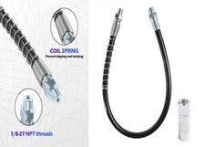 Grease Gun Hose18 Inch Grease Hose,Car Accessories Flexible Grease Gun Hose #173
