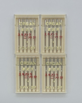 Organ HAX1SP Super Stretch Needles for Home Sewing Machine 4 Packs of 5 20 Total