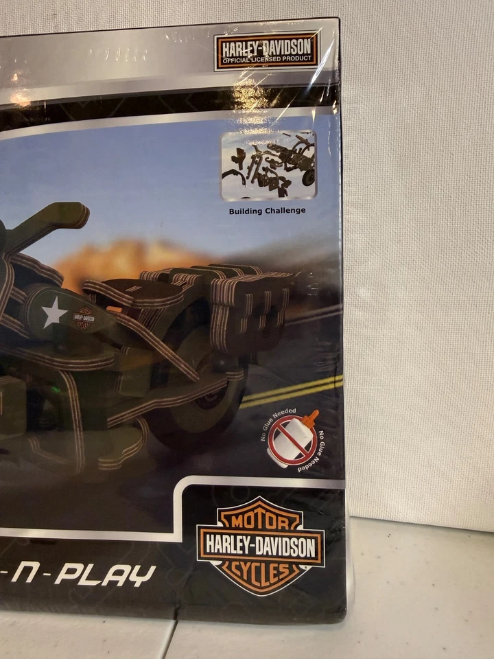 BUILDEX Harley Davidson Vintage Fuerzas Armadas Motocicleta Kit 20376 Nuevo Foto 3 de 4
