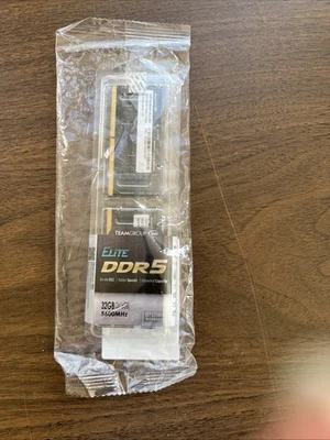 TEAMGROUP Elite DDR5-5600 SO-DIMM 32GB (2x16GB) RAM Kit 262-Pin (SEALED) - Image 1 of 3