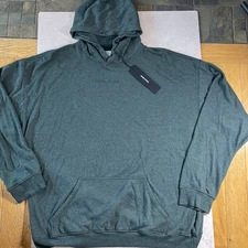 Daniel Patrick Men’s Lg Washed Green Hoodie. Embroidered Logos $168