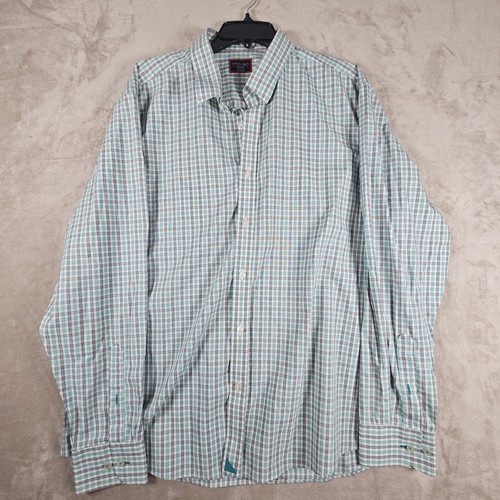 Untuckit Shirt XXL Multi Color Plaid Relaxed Fit Wrinkle Free Casual Button Down