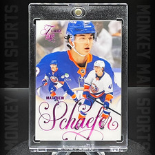 2025-26 Flair - Matthew Schaefer Rookie RC /199 - #194 BACKCHECK ISLANDERS MINT
