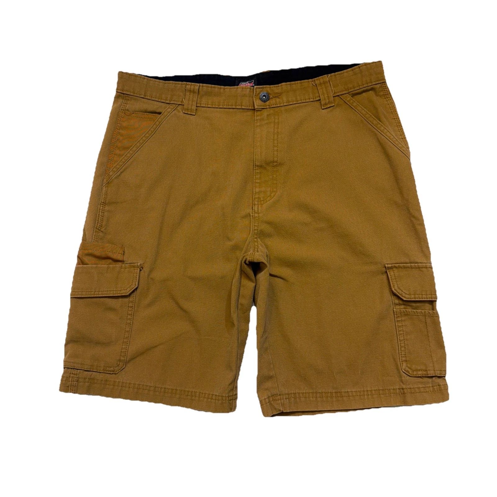 Dickies Brown Cargo Carpenter Shorts Size 36
