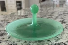Vintage Fenton Jade 5 Inch Lemon Tray. No Damage. Scarce Jadeite.