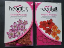 Heartfelt Creations Cling Stamp  Die Set: HCPC-3782/HCD1-7135 TROPICAL PLUMERIA