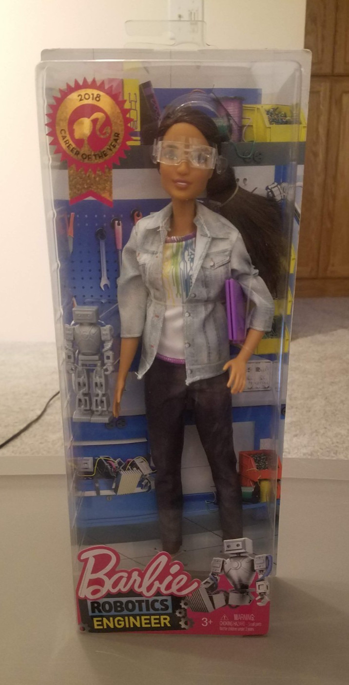 Barbie 2018 Career Of The Year: Robotics Engineer, Brunette 