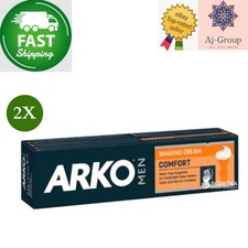 2 Pack X Arko Men Shaving Cream Comfort 65g tube made in Turkey  FAST SHIPPING  