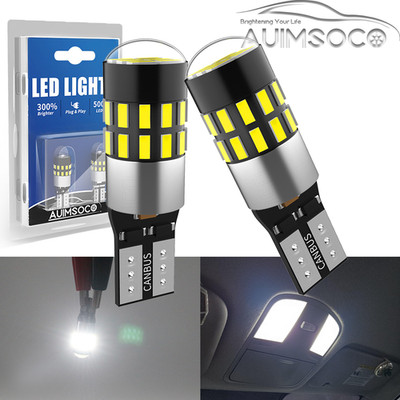 2 LEDs T10 para Placa/Interior - Blanco Puro 6000K Alta Visibilidad - 194 168