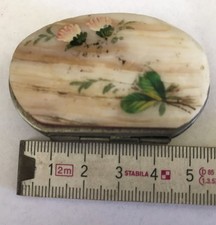 Antike Perlmutt - Muschel  Geldb&ouml;rse - M&uuml;nzetui um 1900 ca 5 cm