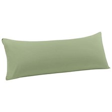 Body Pillowcase, 110 GSM Brushed Microfiber Pillowcases No Body 20"x54" Sage