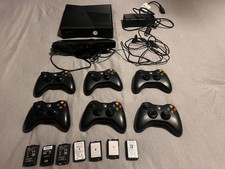 Xbox 360 S Console Bundle – Kinect – 6 Controllers – Fully Tested