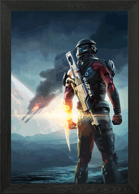 mass effect andromeda n7 Gerahmtes Wandbild Poster Leinwanddruck Bild