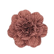 Large Rose Wrinkle Satin Fabric Flower Brooch Pins Hairpin for Women Vintage ...