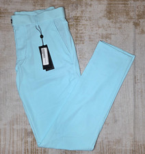 Greyson Montauk Trouser Pants Mens 32x34 Light Blue Performance Golf Stretch