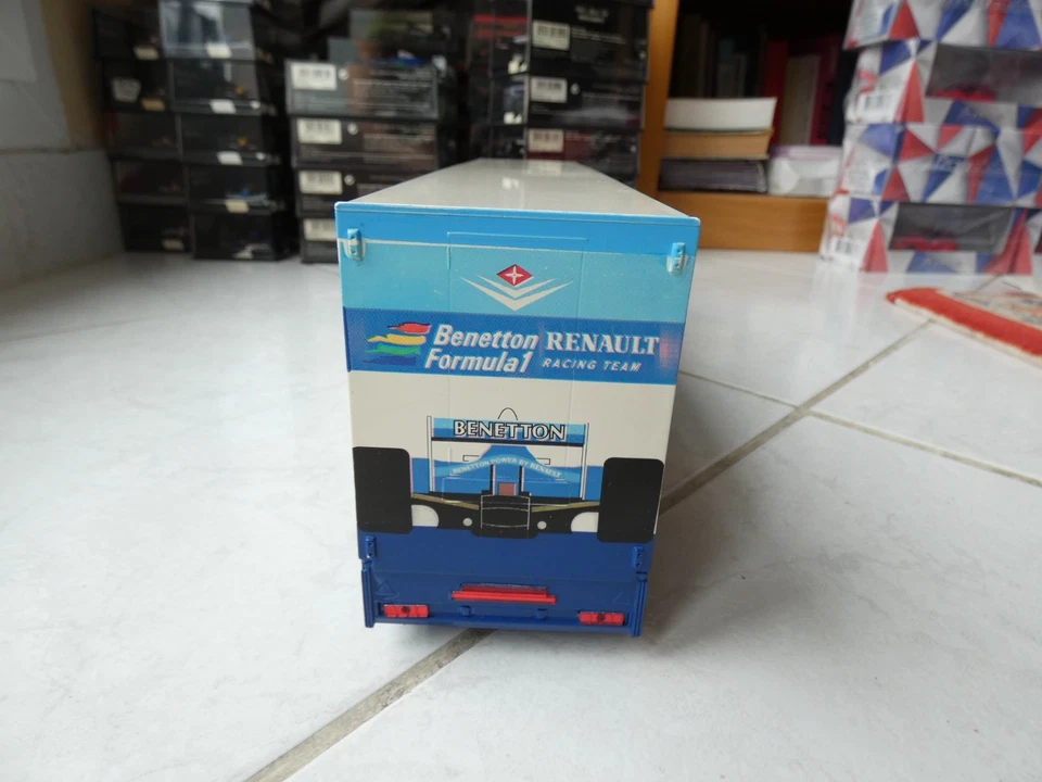 Renault AE 500 Magnum Benetton 1995 Trasportatore 1/43 Eligor LBS F1 RARO - Immagine 3 di 4