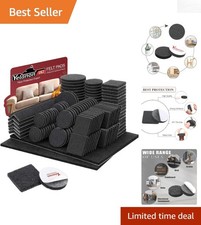 182 Pcs Black Felt Furniture Pads - Superior Protection for Floors and Furniture