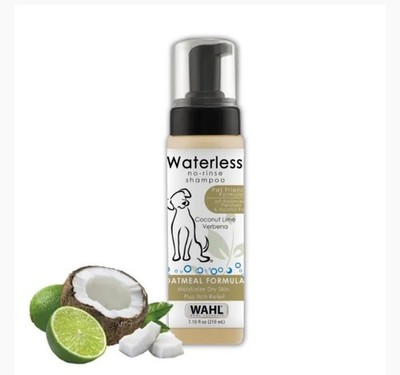 Wahl USA Pet Friendly Waterless No Rinse Shampoo for Animals   Oatmeal &...
