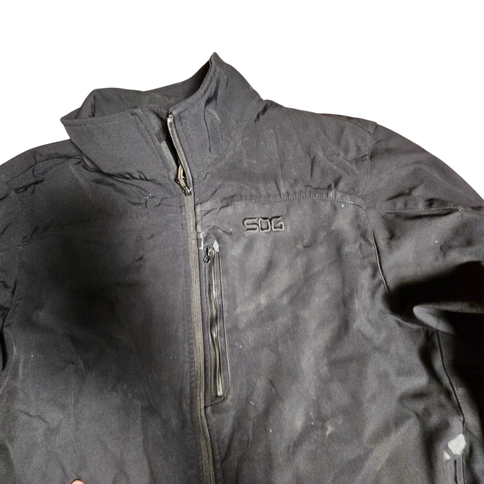 SOG Tactical Softshell Jacket Full Zip XL Windproof Utility Outdoor Gorpcore image 4