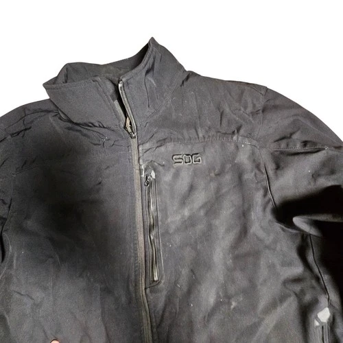 SOG Tactical Softshell Jacket Full Zip XL Windproof Utility Outdoor Gorpcore image 4