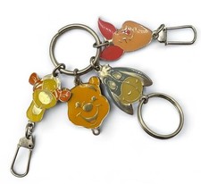 Vintage Disney 90  s Winnie The Pooh Tigger Piglet Eeyore Keychain