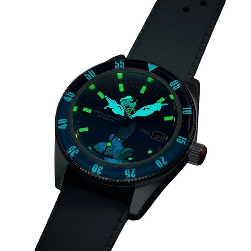 SPINNAKER Fleuss Automatic Popeye Bronemies Limited Edition SP-5161-02 Free Ship - Picture 13 of 15