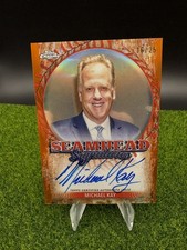 2024 Topps Chrome - Seamhead Signatures Michael Kay #SSA-MK Orange Refractor /25